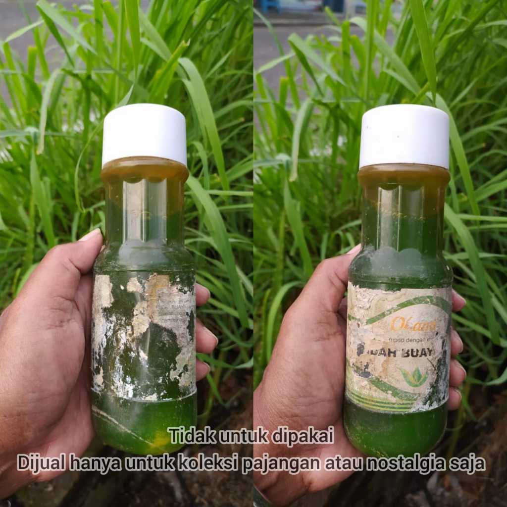 KOLEKSI PRODUK JADUL LAWAS ASLI SHAMPOO OKANA LIDAH BUAYA TAHUN 80AN HANYA UNTUK PAJANGAN SAJA