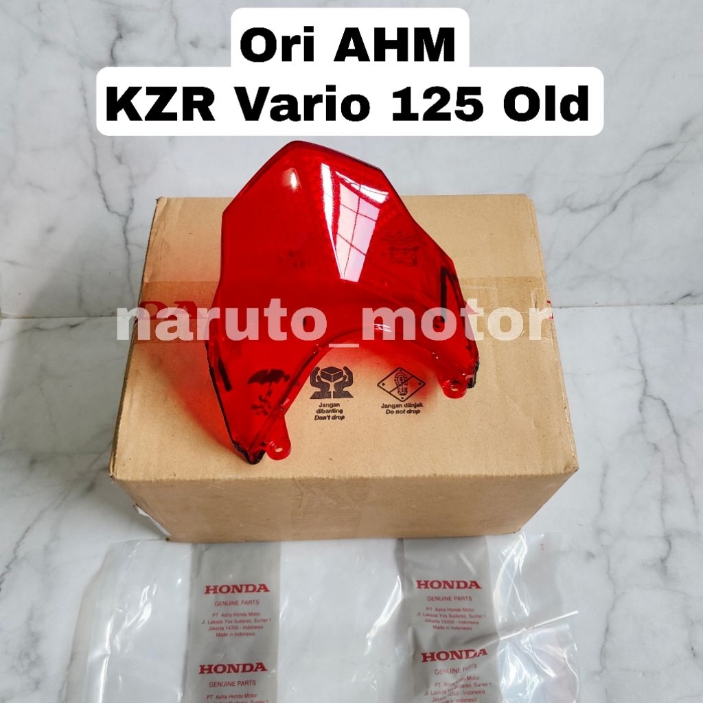 ORI AHM - MIKA KACA LAMPU REM STOP BELAKANG VARIO TECHNO 125 OLD KZR ORIGINAL.HONDA AHM