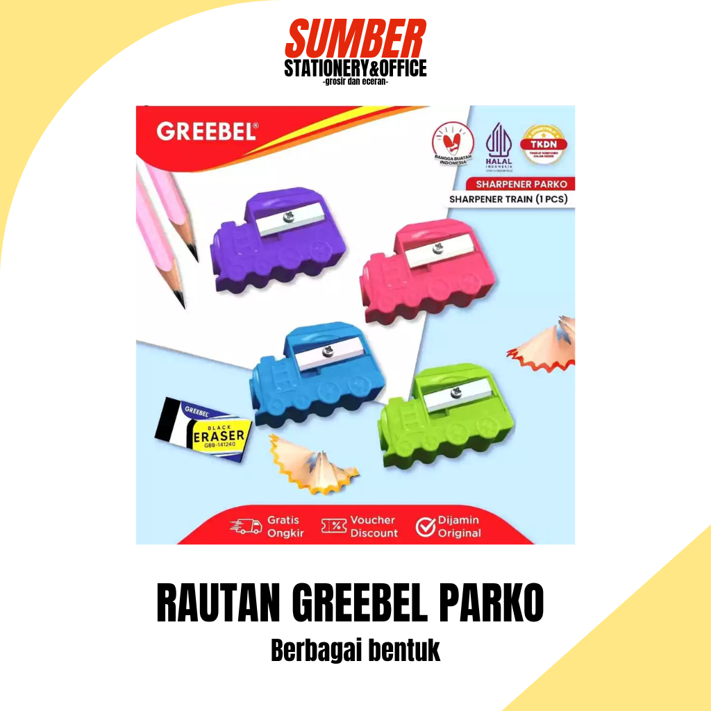 

Rautan Pensil Parko (P-RP) - Serutan Tajam & Awet [1 Pcs]