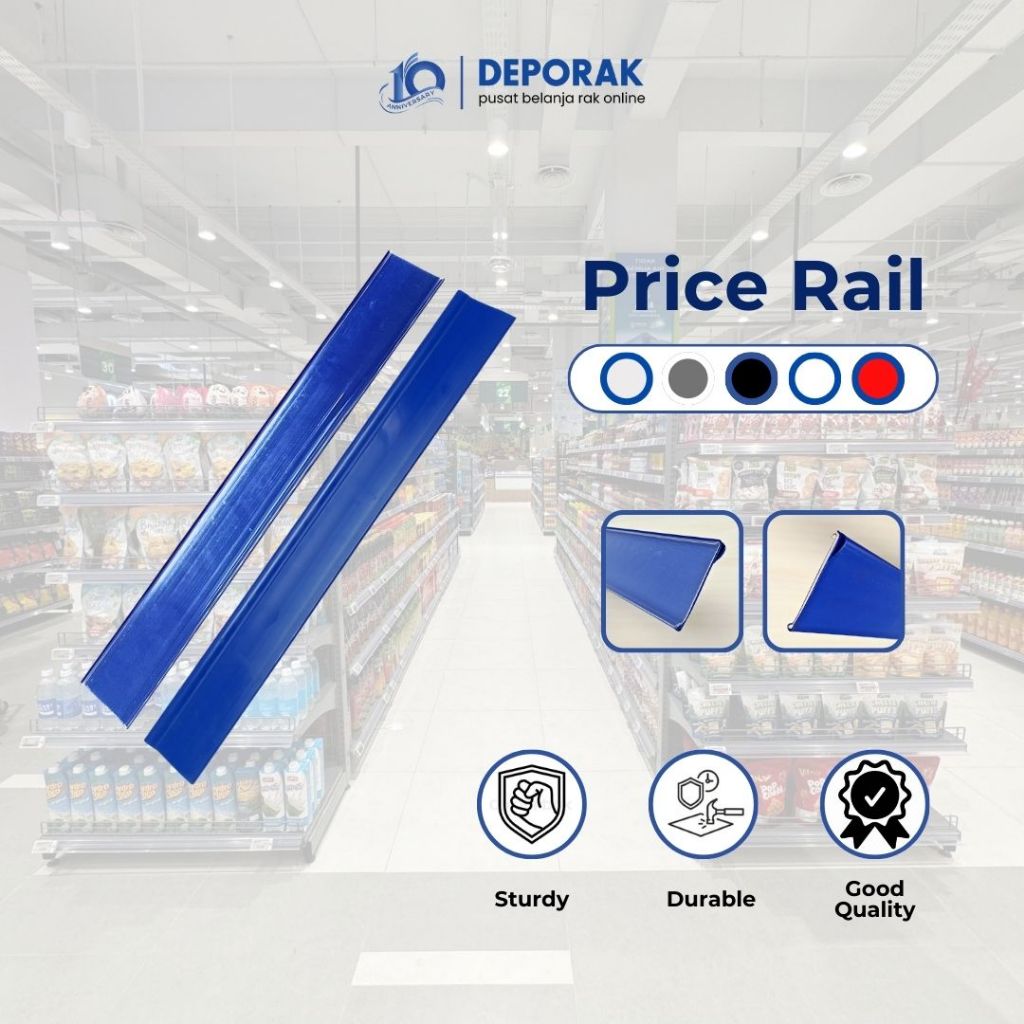 

Price Rail / Price Tag / Label Harga Supermarket / List Harga UT-3/ Rail Card Minimarket / Price Tag Toko / Lis Harga Minimaket / Label Holder / Mika Harga Rak Minimarket