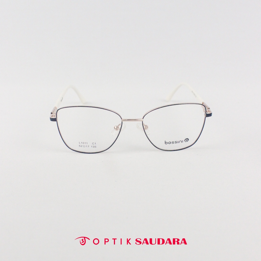 Optik Saudara - Frame Bossini - Kacamata Wanita Model Cat Eye Stylish  F L1011 C1 52