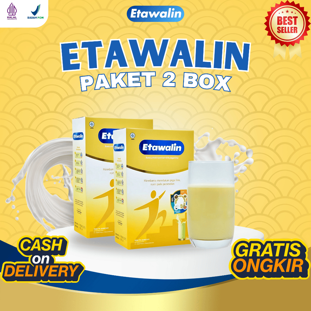 

Susu Kambing Etawalin - Original 100% Membantu mengatasi masalah Sendi dan asam urat (PAKET 2 BOX)