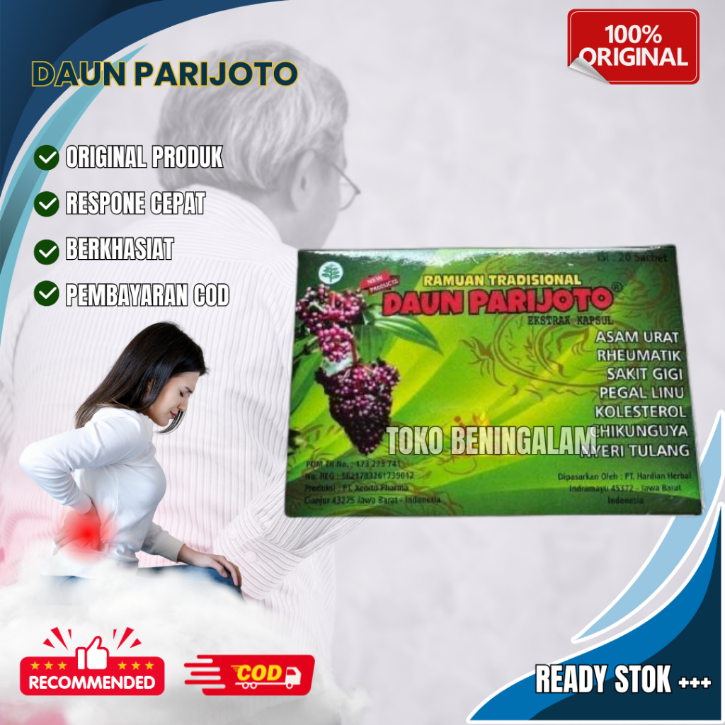 

Daun Parijoto Kapsul Original 100%