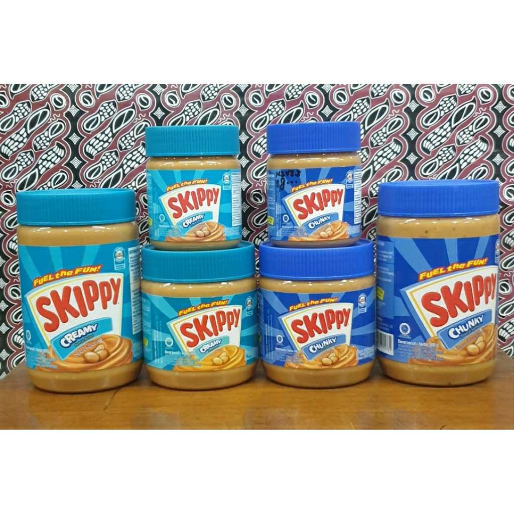 

Selai kacang / peanut butter Skippy