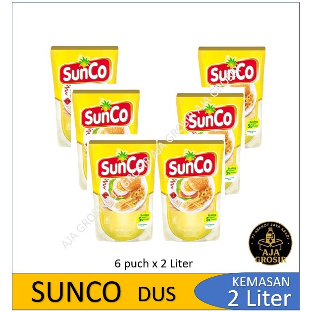 

SUNCO Minyak Goreng 2 Liter X 6 pch (DUS)