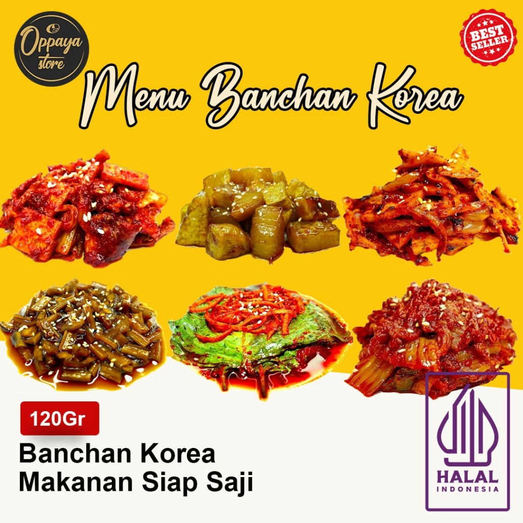 

Oppaya Store - Menu Banchan Korea Berbagai Jenis Varian