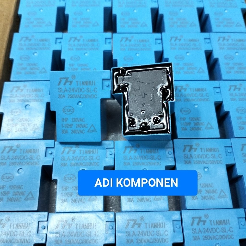 RELAY 24V 6PIN TIANHUI 1PCS