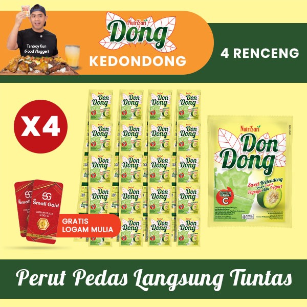 

Nutrisari Dong - Rasa Kedondong [14gr x 40 sachet] GRATIS Logam Mulia