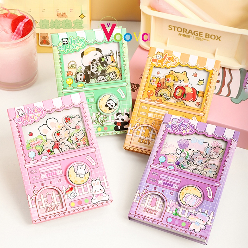 

VOOVA Notebook Mini/ Buku Diary Karakter/ Buku Diary/ Mini Diary/ Note Kecil Size 9*12.7cm