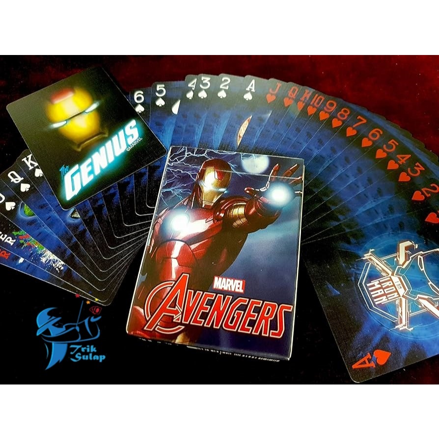 Kartu Remi Avengers Iron Man Playing Card