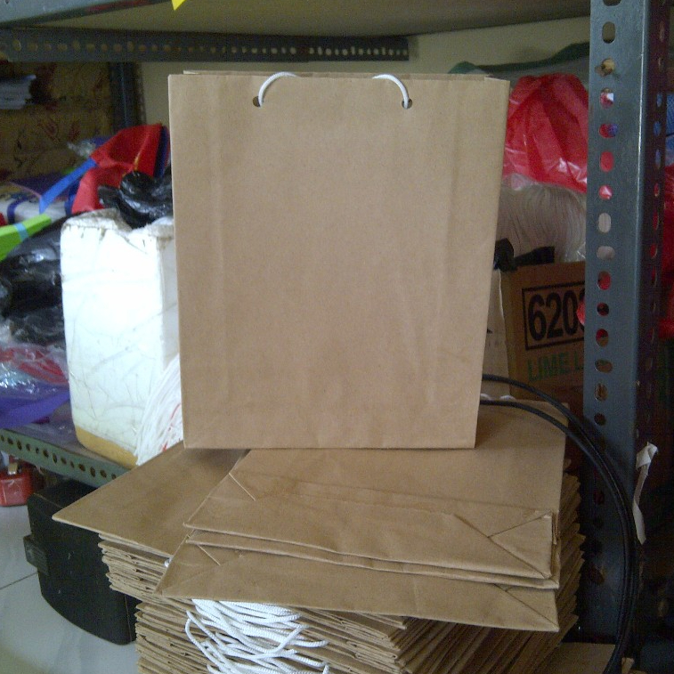 

paperpag 25x10x35 | Paperbag Coklat Polos | Paperbag Polos | Packaging | Paperbag Coklat