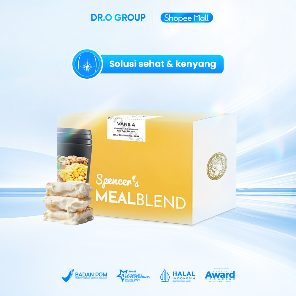 

Spencer's MealBlend (1 Box Vanilla) - Sarapan Diet/ Protein Tinggi untuk Diet