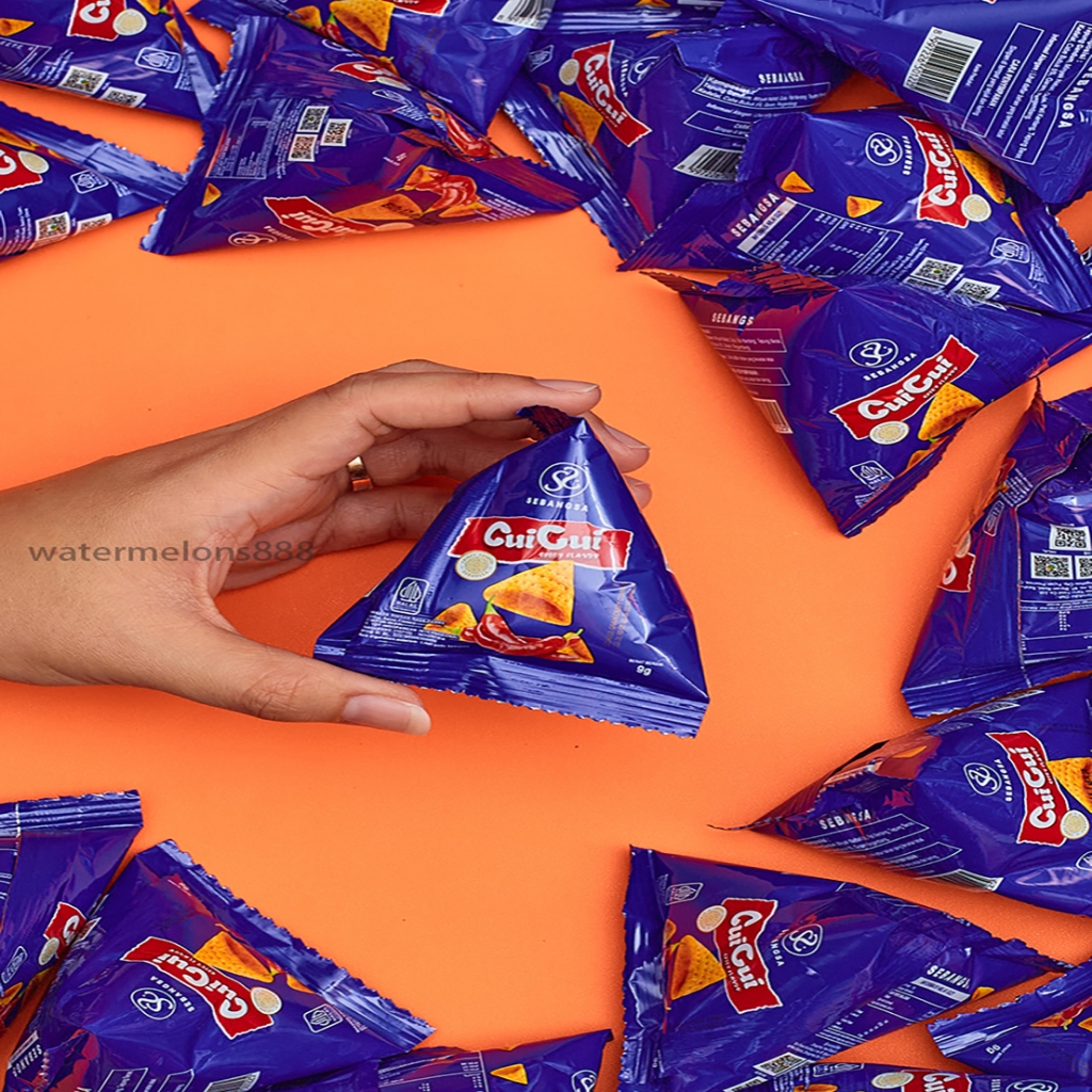 

Sebangsa CuiCui Keripik Jagung Rasa Pedas dan Rumput Laut Snack Renyah Enak Viral 9g x 30pcs