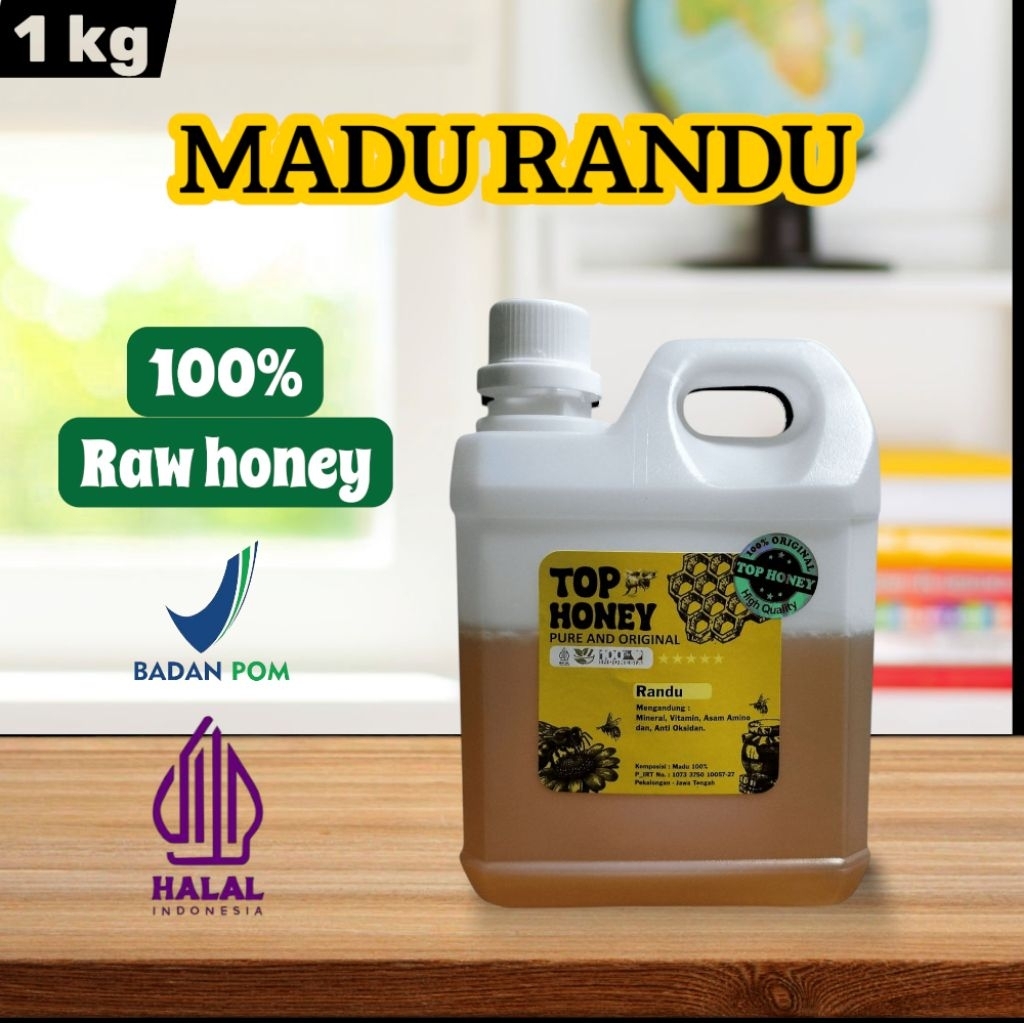 

Top Honey - Madu Asli Madu Nektar Bunga Randu Murni 1 kg