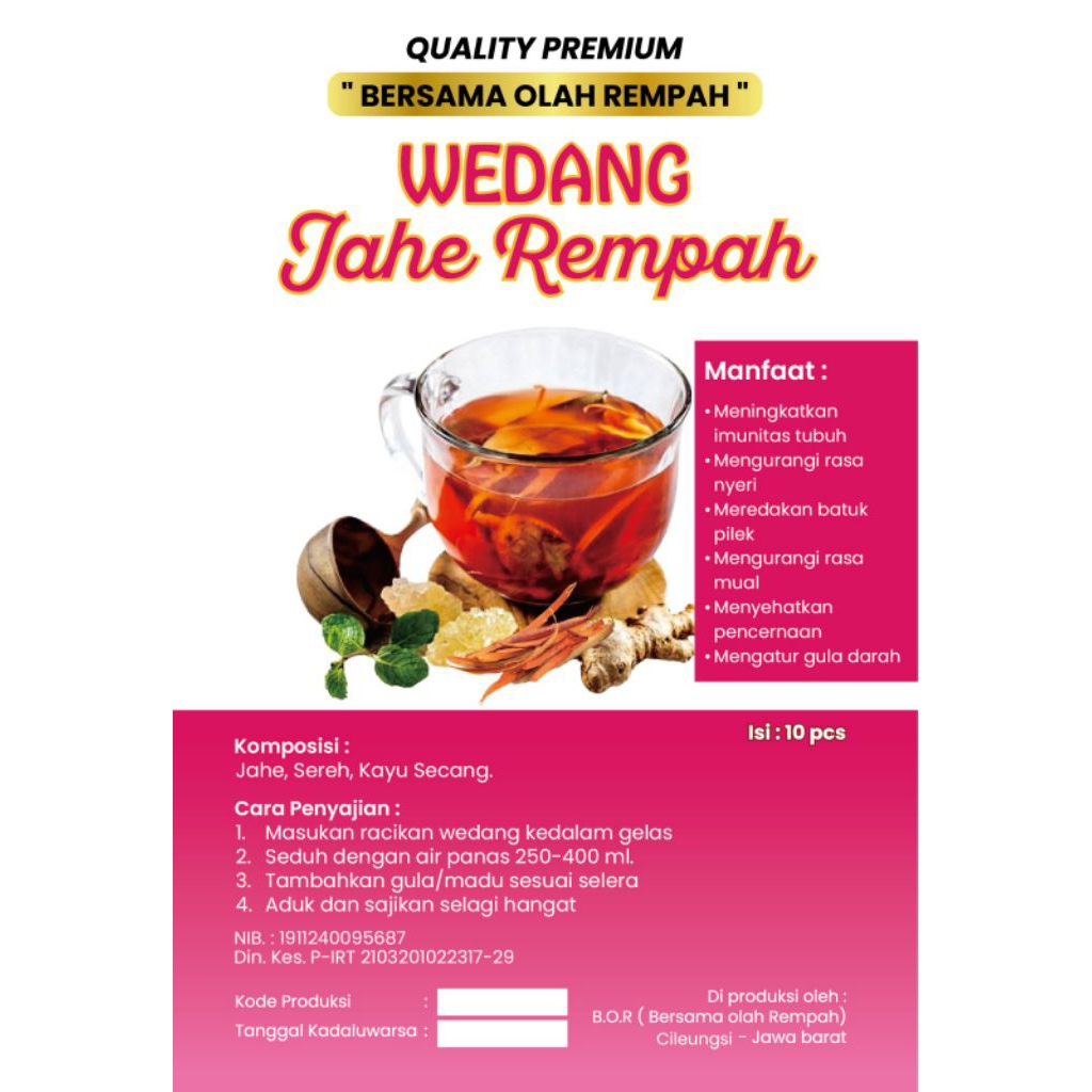 

Wedang Jahe Rempah , Minuman Herbal,Wedang Jahe,Teh Herbal
