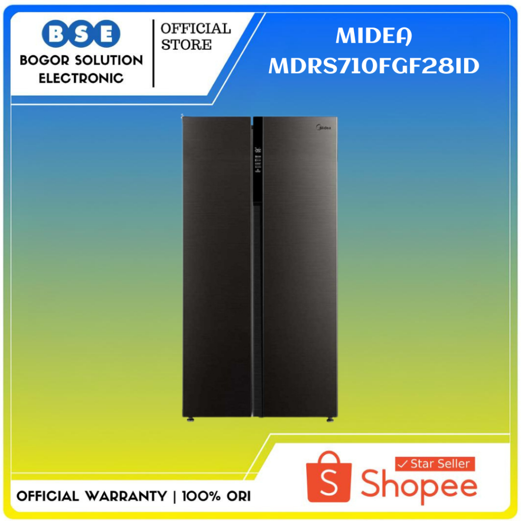 Kulkas Side by Side Midea MDRS710FGF28ID 548 Liter Side by Side Midea 548L