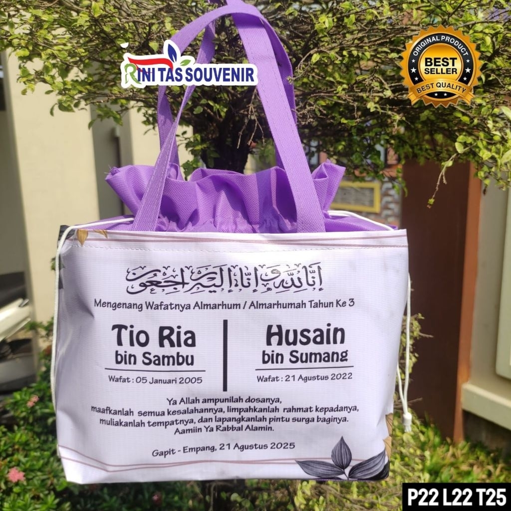 Tas Tasyakuran Tas Ulang Tahun Serut Tas Ultah Untuk Nasi Kotak Souvenir Ulang Tahun Tas Kotak Nasi