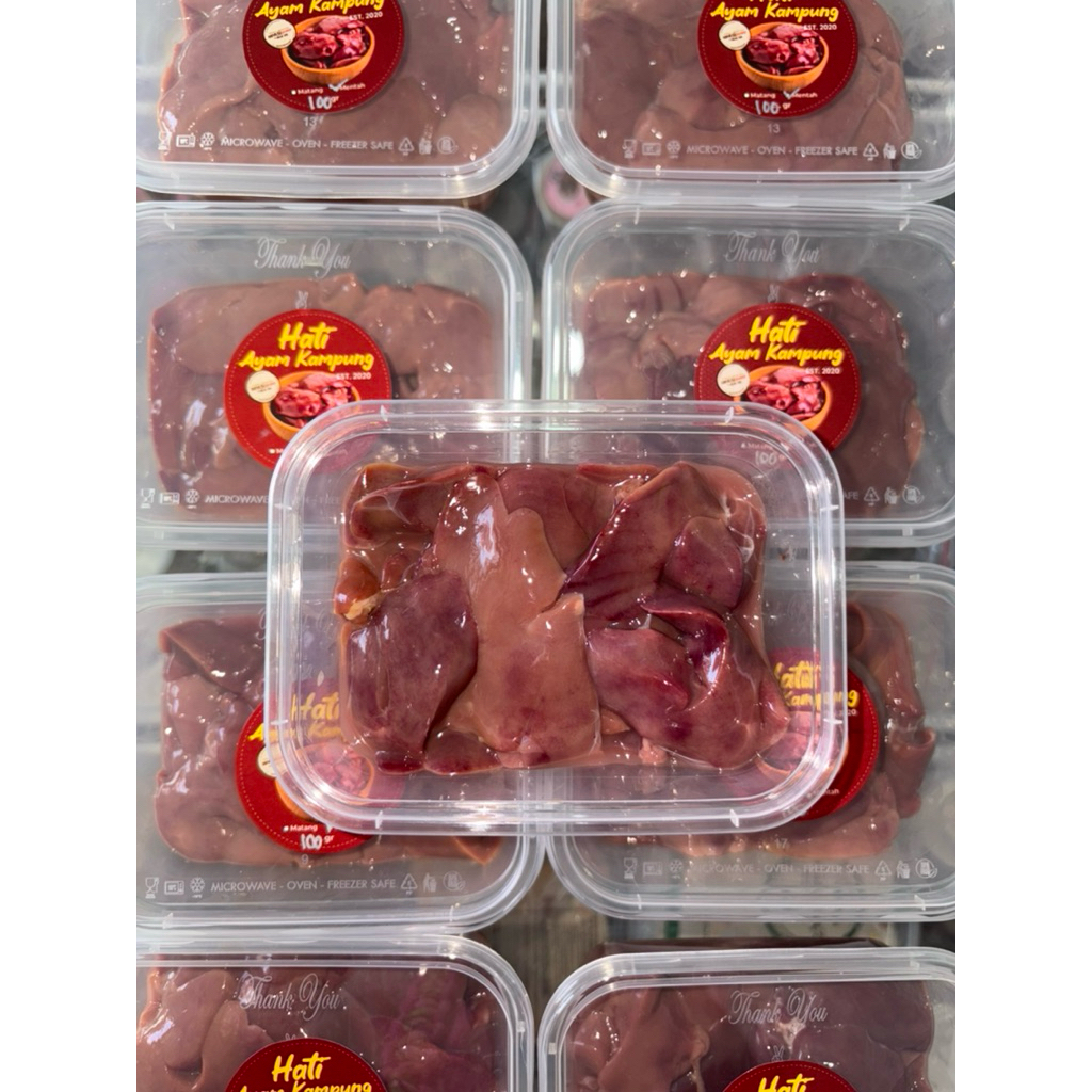 

PROTEIN MENTAH(UTUH) - 100% HATI AYAM KAMPUNG SIAP MASAK SISA CEMPLUNG