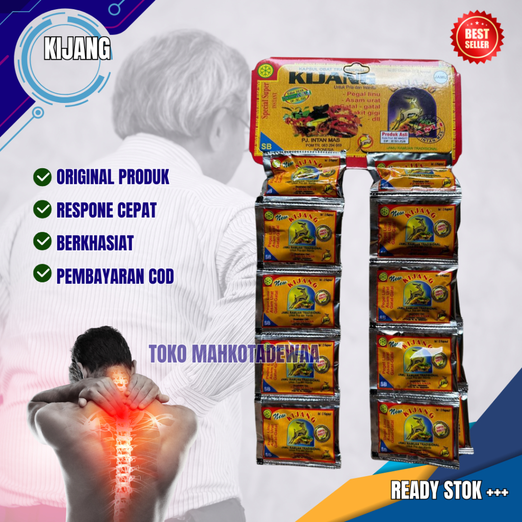 

Kijang Original Kapsul Asam Urat 20 Sachet