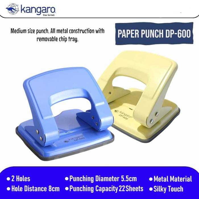 

Pembolong Kertas / Pelubang Kertas DP 600 Kangaro (40XL)