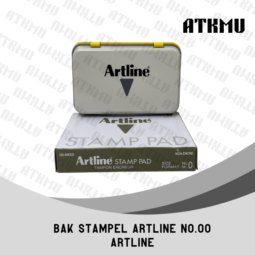 

Artline Bantalan Stampel No.0 Tanggung / Stamp Pad Polos Belum Isi Tinta