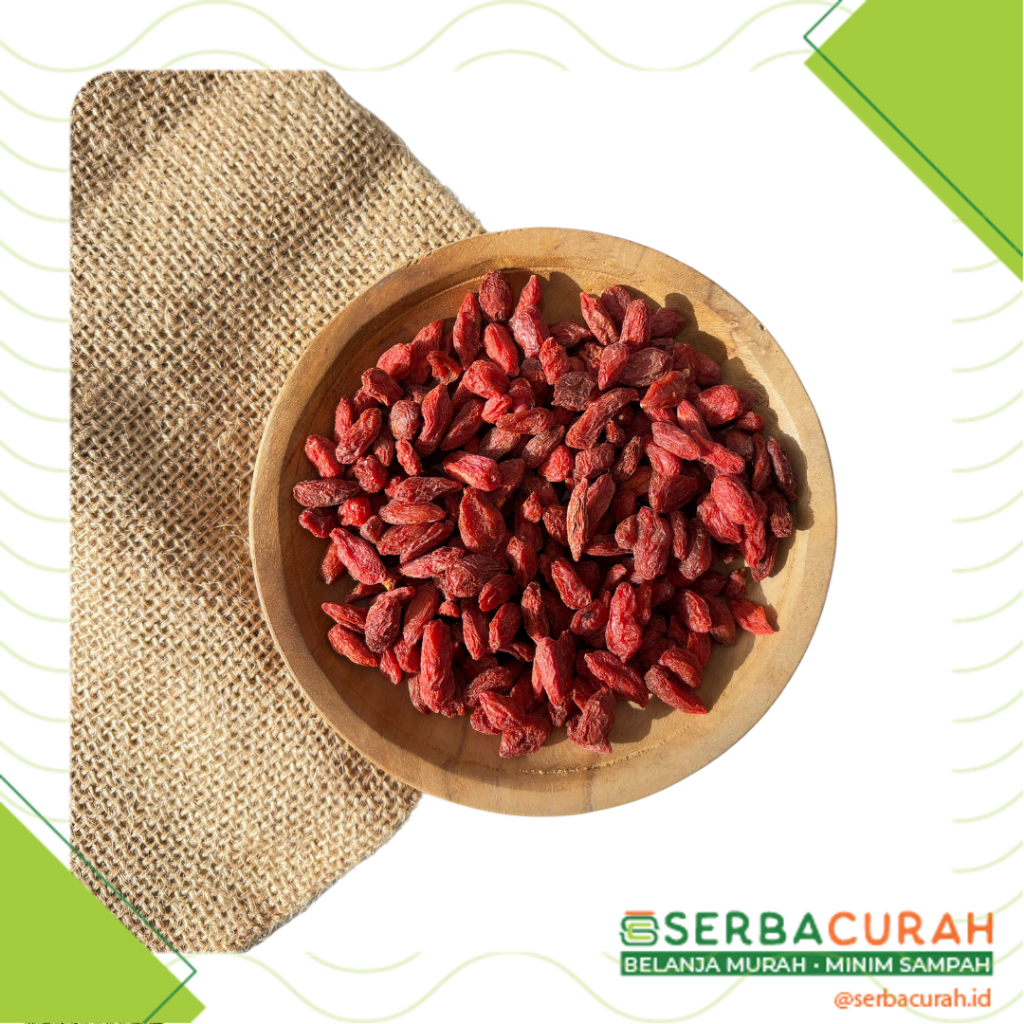 

Gojiberry Kering Curah | Dried Gojiberry | 100 gr | Kemasan Kertas