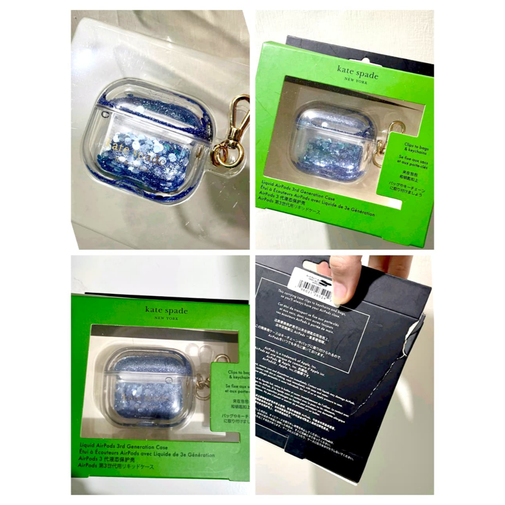 Preloved Kate Spade AirPods 3rd Gen Case (Liquid Glitter)