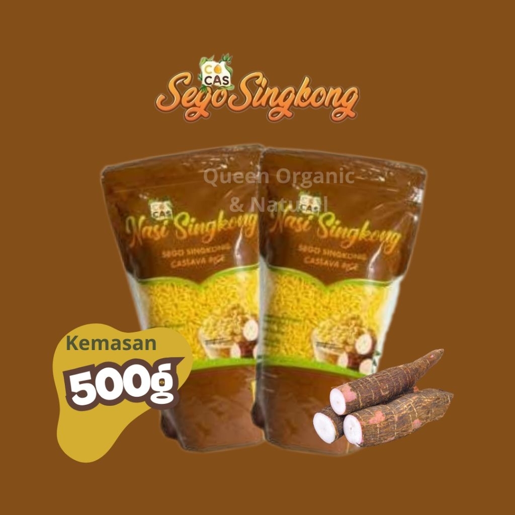 

Beras Sego Singkong 500g/ Kemasan Baru