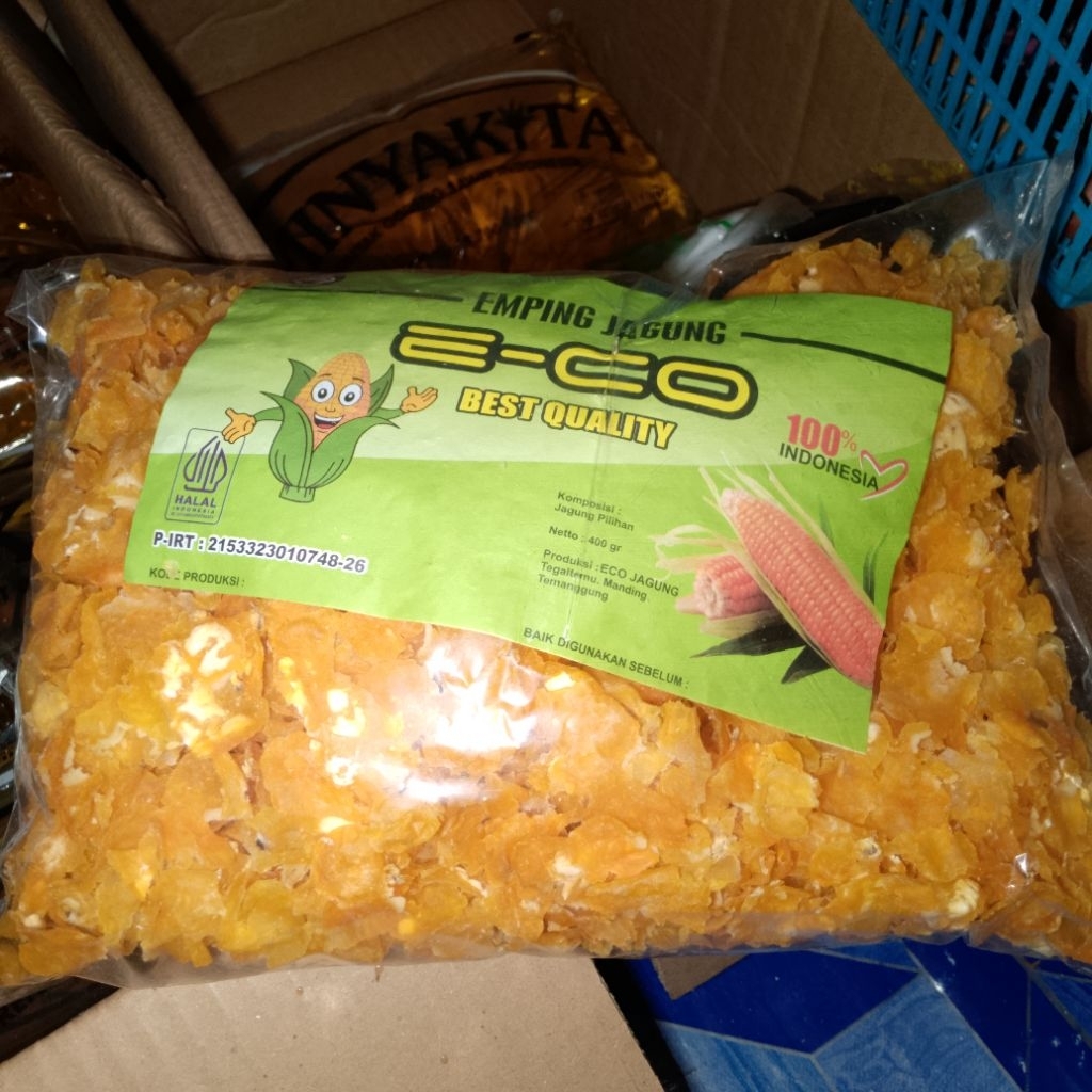 

kerupuk mentah emping jagung