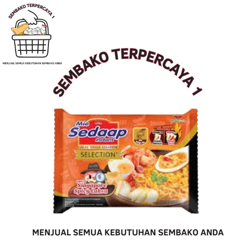 

SEDAAP MIE SINGAPORE SPICY LAKSA 83G