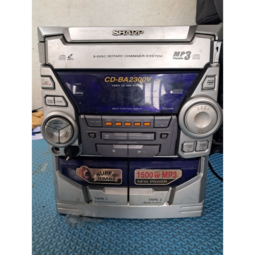 head compo SHARP CD-BA2300, Tape 2 OK