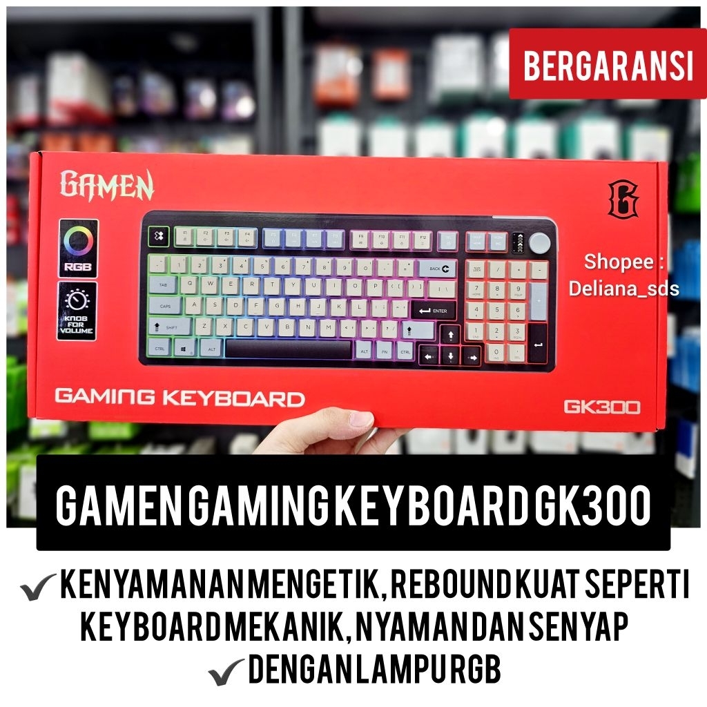 Keyboard Gaming Gamen GK300 Garansi Resmi 1 Tahun Gaming Keyboard Gamen GK300 Gamen Gaming Keyboard 