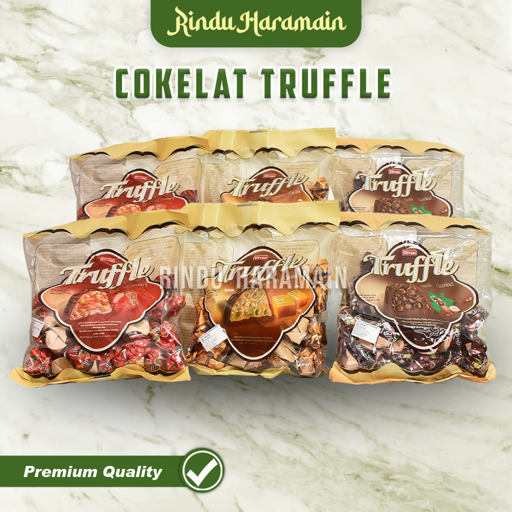 

Rindu Haramain - Cokelat Truffle 400 gr | Coklat Asli khas Turkey / Chocolate Truffle