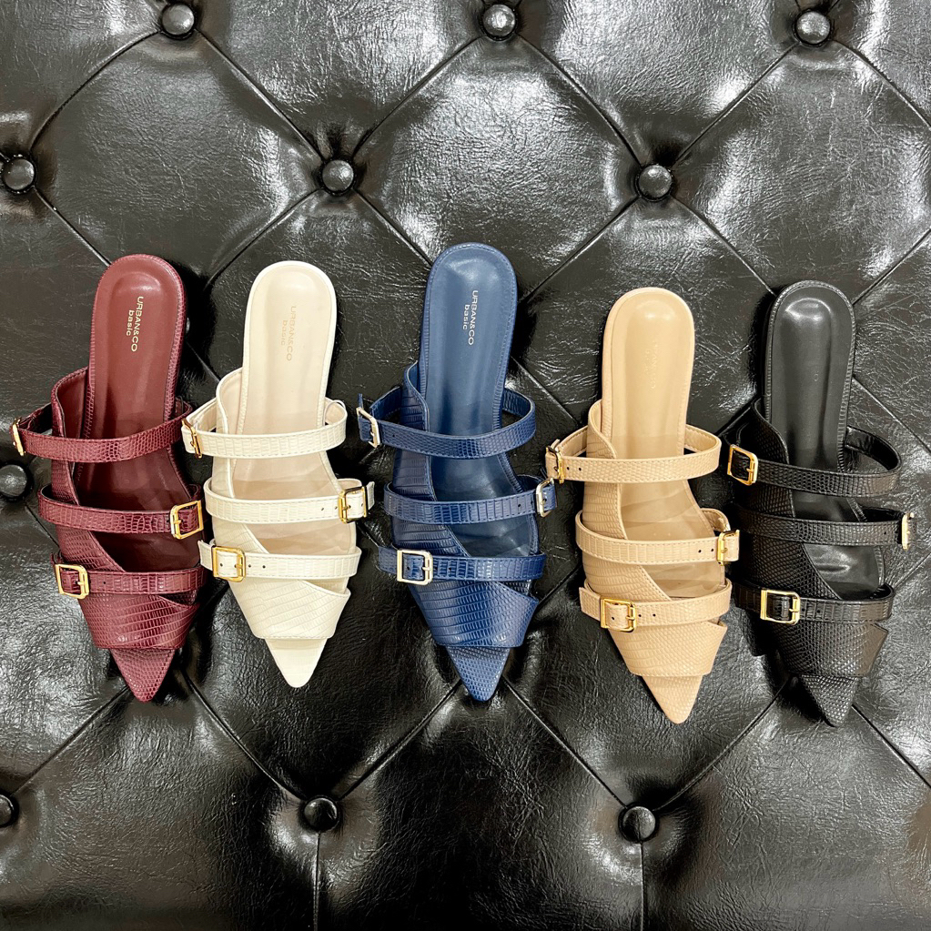 Sandal Flat Mules Wanita Urban&Co Sale - Ibiza