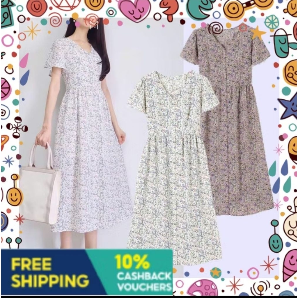 dress Maxi dress super slim fashion cewek flowy shirt dress