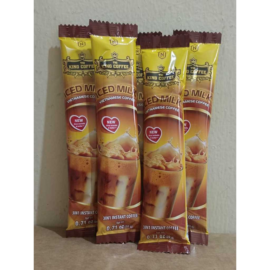 

Kopi Vietnam King Coffee Iced Milk - ecer 1 sticks