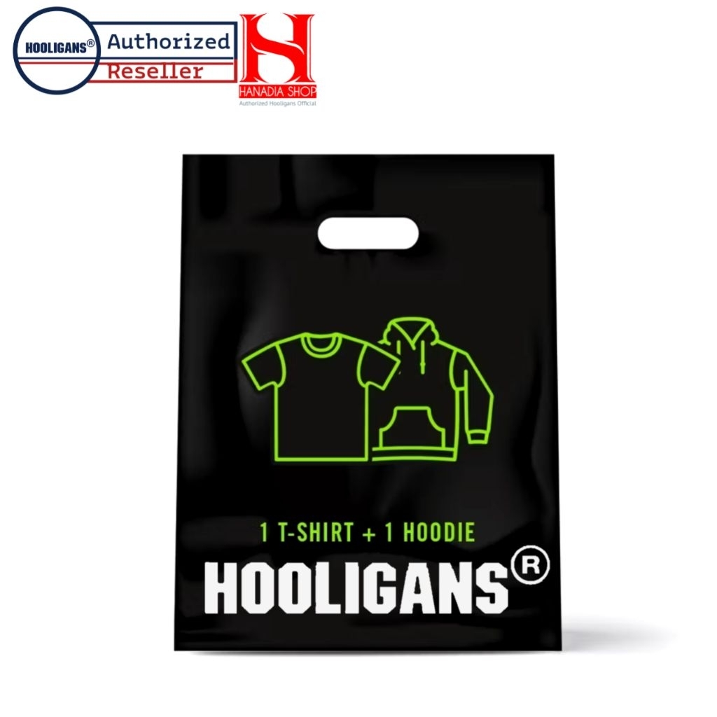 HOOLIGANS Mysterious Bags Mix 1 Hoodie & 1 T Shirt Hooligans Original