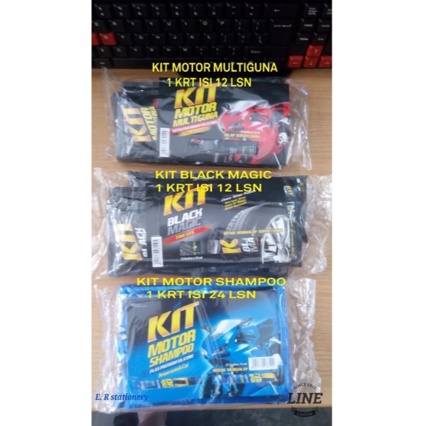 Kit motor multiguna / kit pengkilat body motor / KIT BLACK MAGIC / KIT PENGKILAT BAN / KIT SHAMPOO