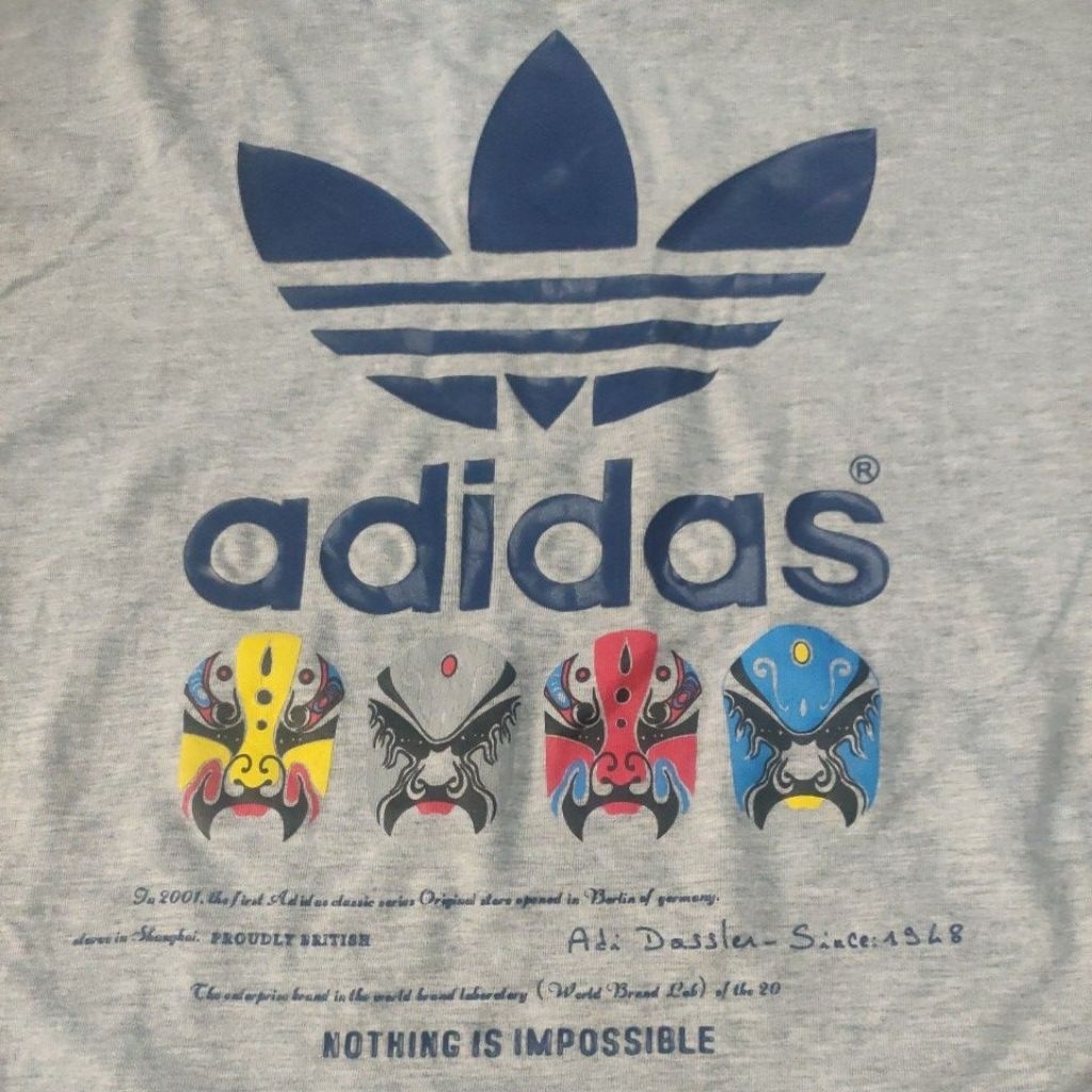 kaos bekas Adidas
