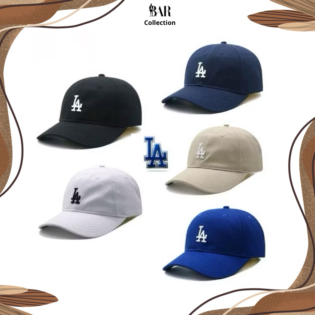 Topi LA Los Angeles Premium / Topi Baseball Distro Topi Bordir LA Los Angeles Tengah