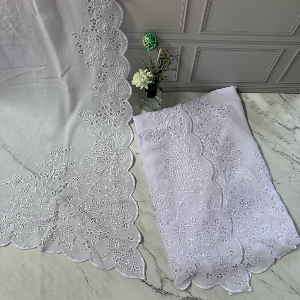 Kain Kebaya Bordir Motif Terbaru - Dandelion