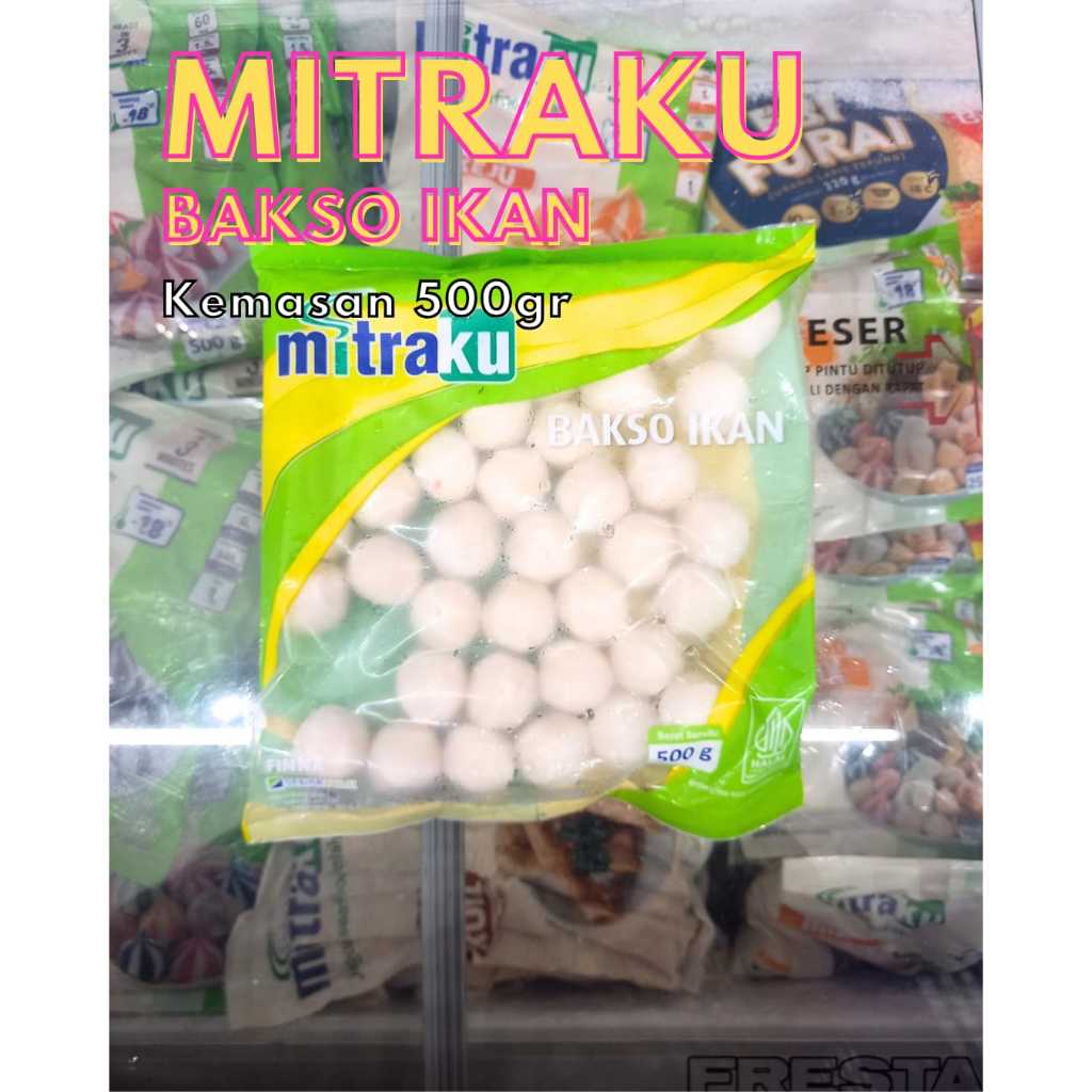 

Frozenfood MITRAKU Bakso Ikan 500gr
