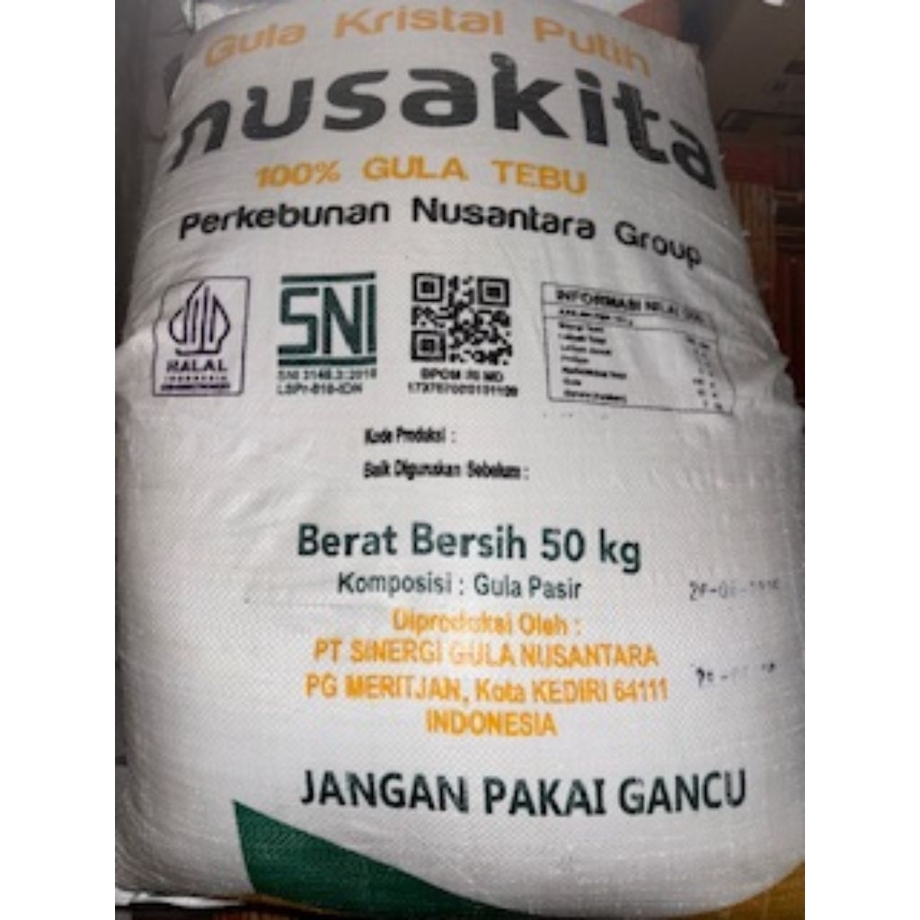 

Gula timbangan 1kg, RB dan gula sak 50kg