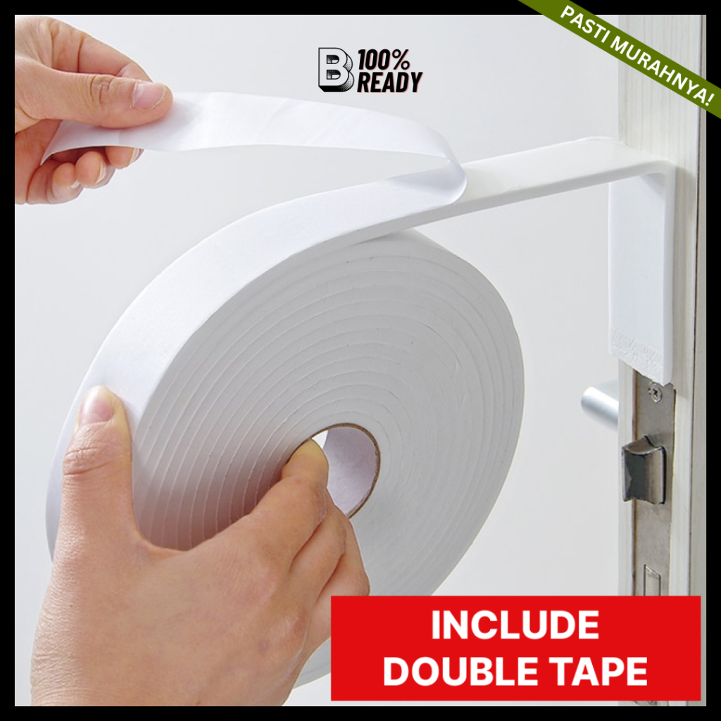 Peredam Suara Pintu - Putih / Door Noise Insulation / Door Seal list Peredam Kedap Suara