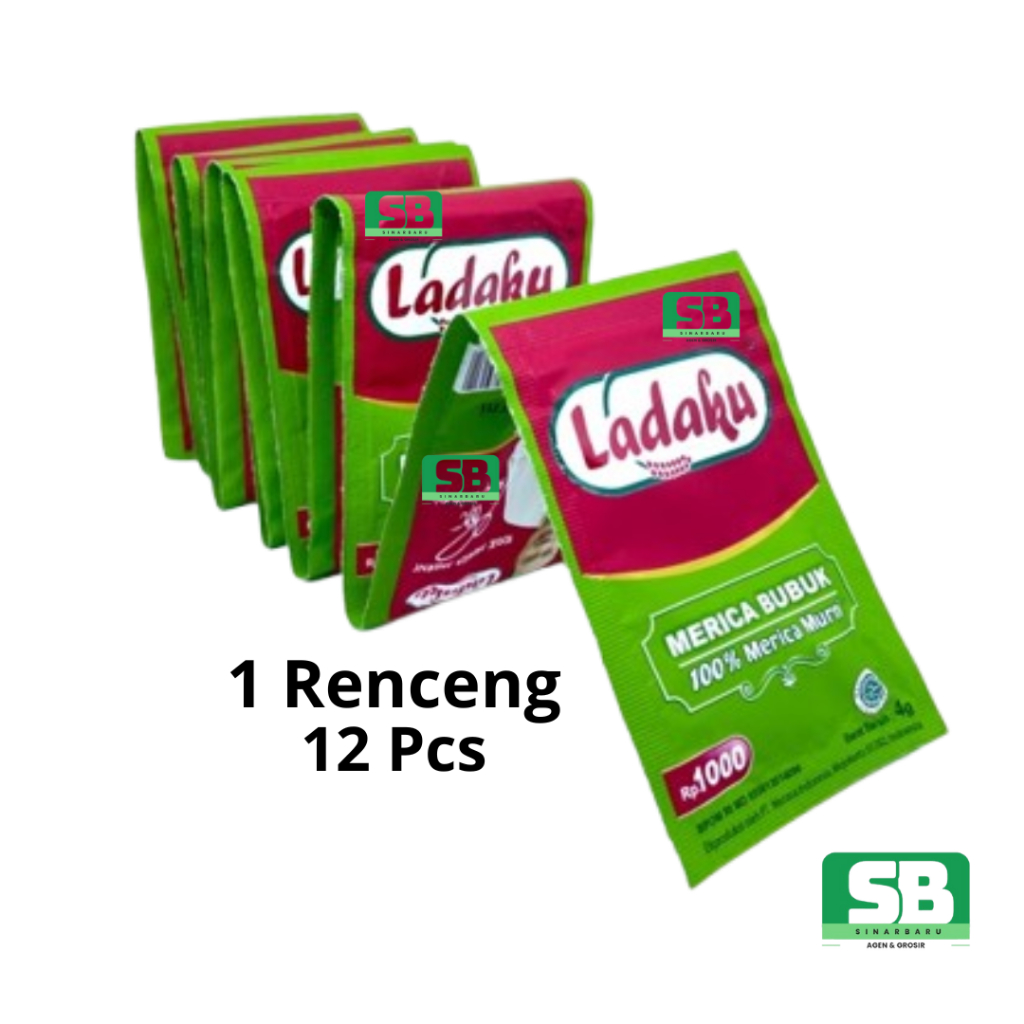 

Ladaku 100% Merica Bubuk Asli 1 Renceng 12 Pcs
