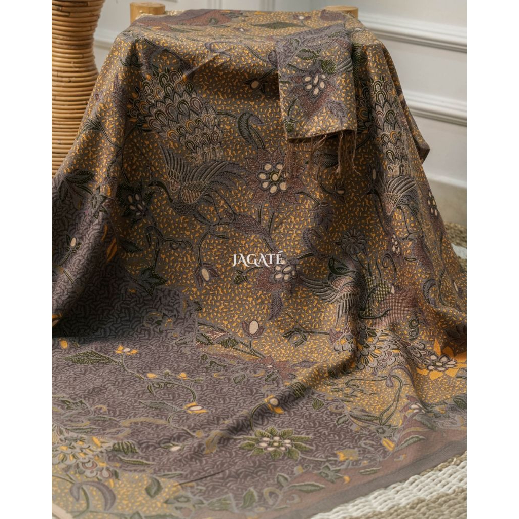 Kamen Semi ATBM Dolby Set Selendang Motif Batik Solo