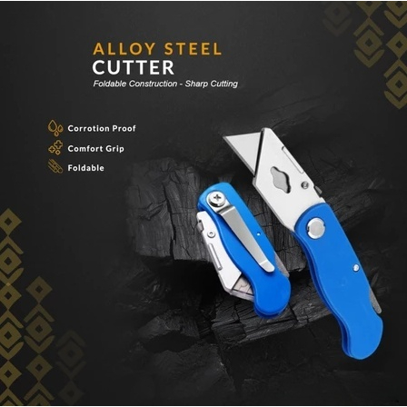 

Piso Peso Cutter Pisau Kater Lipat Alat Tukang Potong Belah Gypsum Gipsum Ternit Atap Rumah
