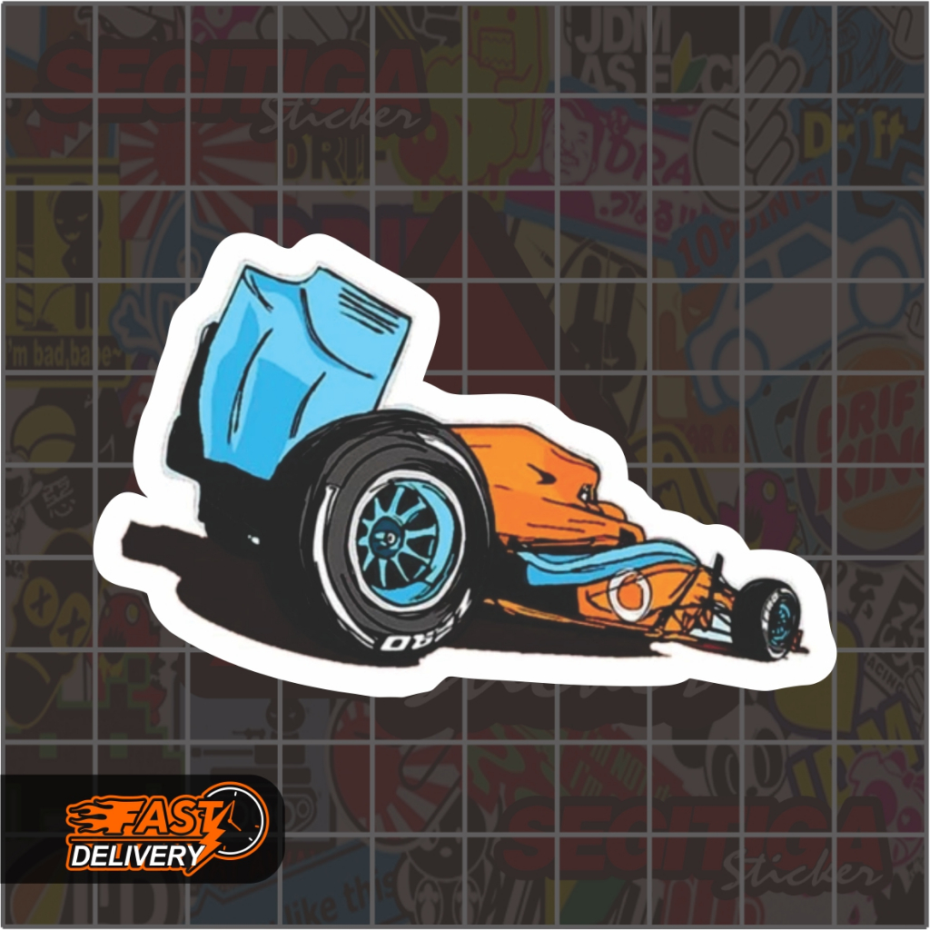 

Sticker Mobil F1 Mc Laren Ukuran 8 x 5 Cm
