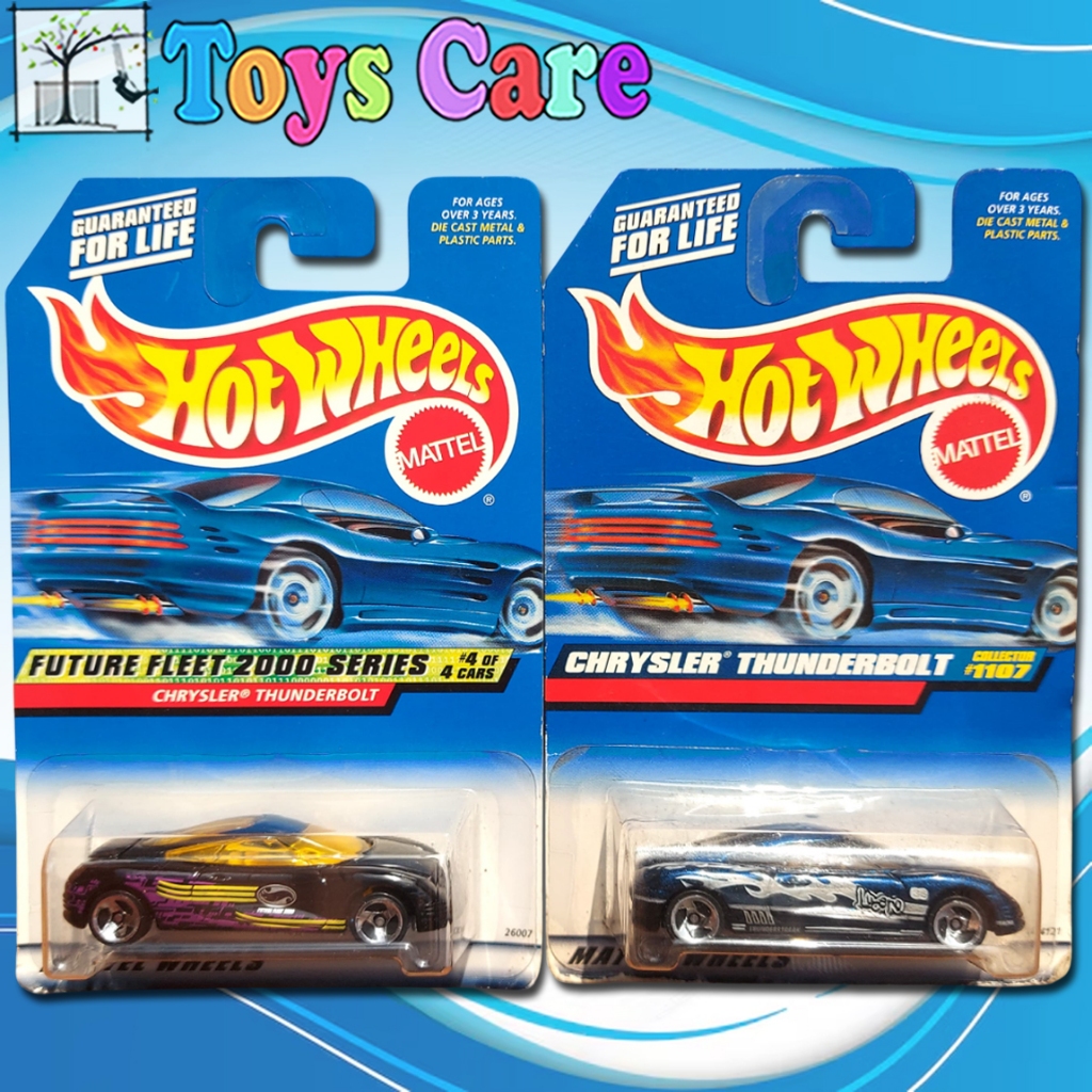 Hot Wheels Chrysler Thunderbolt Biru Hitam Race Car