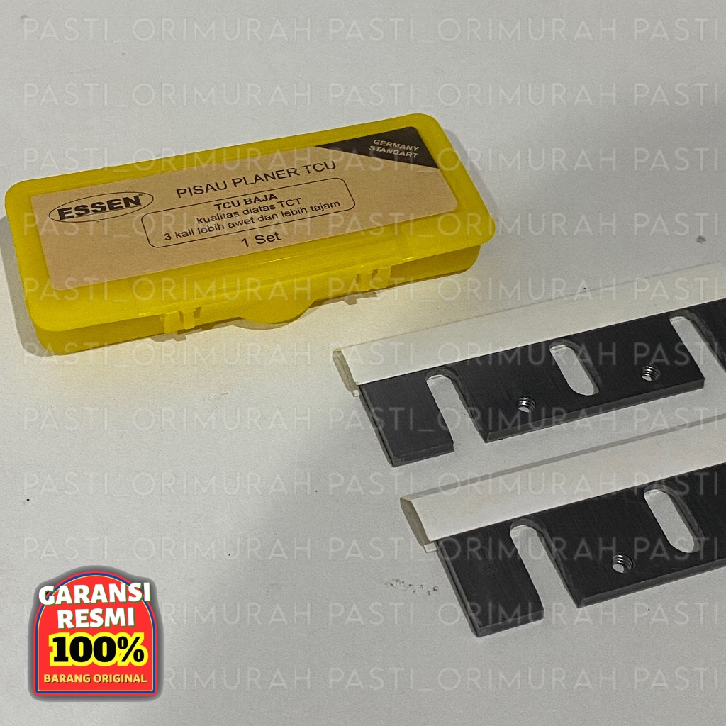 (ESSEN) Pisau Pasah / Planner Serut Kayu Sugu Ketam TCU 7mm ESSEN Planer Mata Pisau